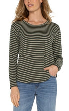 Load image into Gallery viewer, Liverpool Los Angeles Long Sleeve Drop Shoulder Scoop Neck Knit Top
