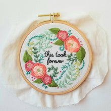 Load image into Gallery viewer, Delicate Roses Beginner Embroidery Kit
