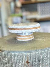 Load image into Gallery viewer, Pottery by Lori Small White Cake Stand/Riser
