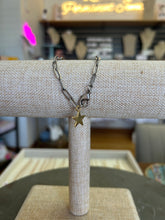 Load image into Gallery viewer, Silver Chain With Gold Star Bracelet
