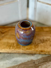 Load image into Gallery viewer, Pottery by Lori Tall Small Purple Vase
