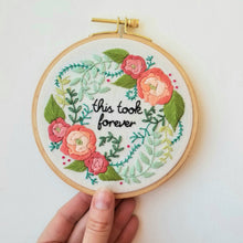 Load image into Gallery viewer, Delicate Roses Beginner Embroidery Kit
