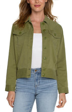 Load image into Gallery viewer, Liverpool Los Angeles Trucker Jacket with Elastic Waistband
