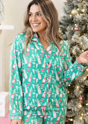 Bubbly & Bright Pajama Set