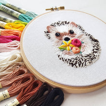 Load image into Gallery viewer, Hedgehog Embroidery Kit
