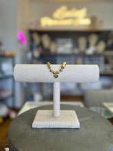 Load image into Gallery viewer, Gold Ball Chain Bracelet with Gold Heart Charm
