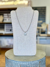Load image into Gallery viewer, “Rice” Ball Chain with Silver Heart
