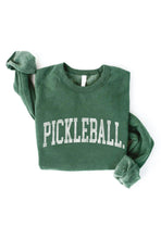 Load image into Gallery viewer, Pickleball Graphic Sweatshirt in Heather Forest
