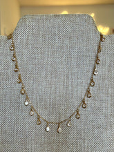 Load image into Gallery viewer, 18K Teardrop CZ Choker Necklace
