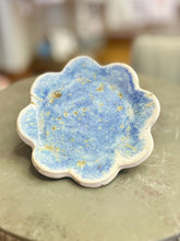 Load image into Gallery viewer, Pottery by Lori Light Blue Scalloped Tray
