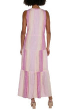 Load image into Gallery viewer, Liverpool Los Angeles Sleeveless Tiered Maxi Dress w/ Adjustable Waist
