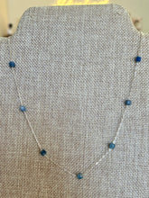 Load image into Gallery viewer, Handmade Sterling Silver and Kyanite Necklace
