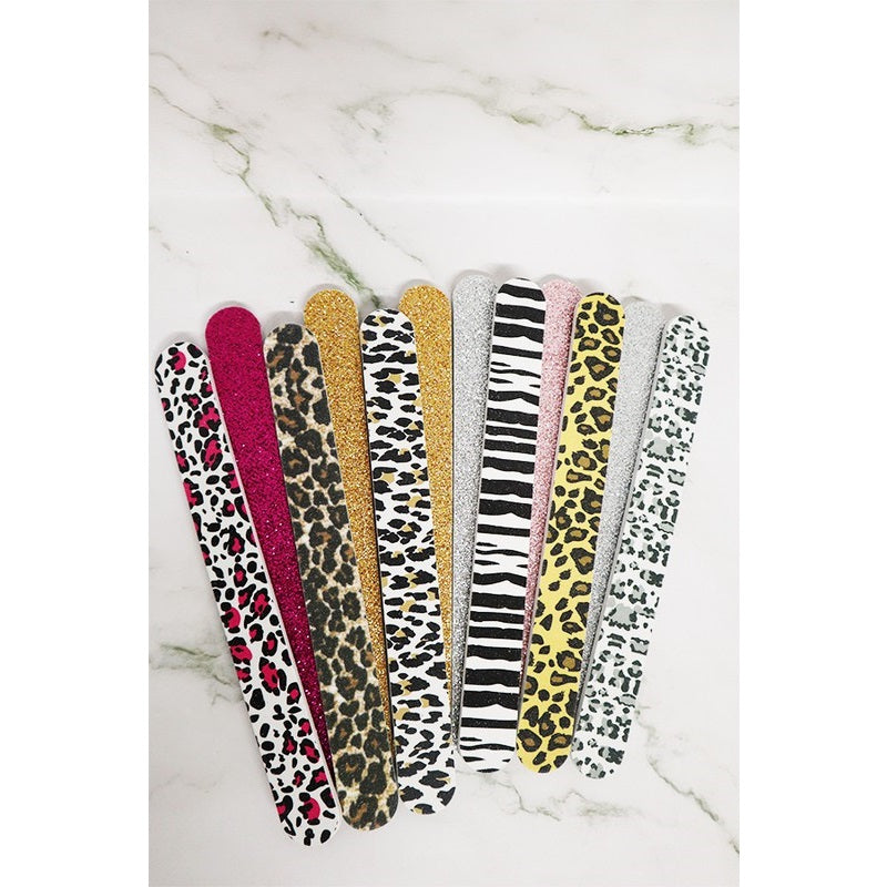 Colored Nail File 2 Piece Multi Color Nail File – Millie Grace