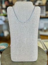 Load image into Gallery viewer, 18K Rhodium &amp; Round Cut CZ Choker (Lg)
