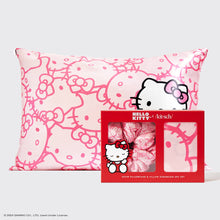 Load image into Gallery viewer, Hello Kitty x Kitsch Satin Pillowcase &amp; Pillow Scrunchie Set
