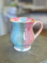 Load image into Gallery viewer, Pottery by Lori Striped Iridescent Mug
