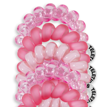 Load image into Gallery viewer, Spiral Hair Coils | Tiny | Pretty in Pink Hair Ties
