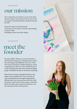 Load image into Gallery viewer, Floral Watercoloring Book - Outlines with Video Tutorials
