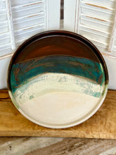 Load image into Gallery viewer, Pottery by Lori Neutral Metallic Plate
