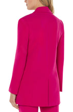 Load image into Gallery viewer, Liverpool Los Angeles Button Front Boyfriend Blazer in Pink Topaz
