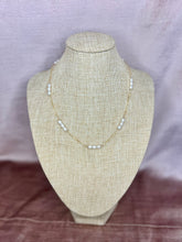 Load image into Gallery viewer, Locally Made Pearl and Gold Fill Necklace
