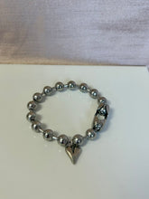 Load image into Gallery viewer, Locally Made Ball Chain Bracelet with Heart Charm
