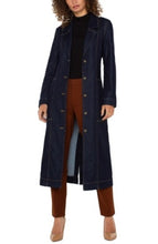 Load image into Gallery viewer, Liverpool Los Angeles Notch Collar Duster Jacket w/ Self Belt
