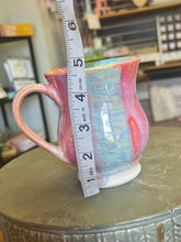 Load image into Gallery viewer, Pottery by Lori Striped Iridescent Mug
