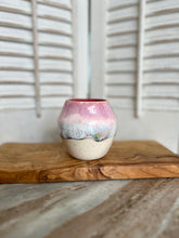Load image into Gallery viewer, Pottery by Lori Pink Drippy Vase
