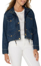 Load image into Gallery viewer, Liverpool Los Angeles Cropped Cargo Jacket
