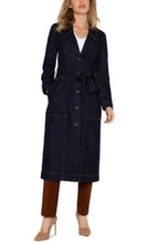 Load image into Gallery viewer, Liverpool Los Angeles Notch Collar Duster Jacket w/ Self Belt
