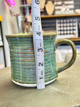 Load image into Gallery viewer, Pottery by Lori Green Ribbed Mug
