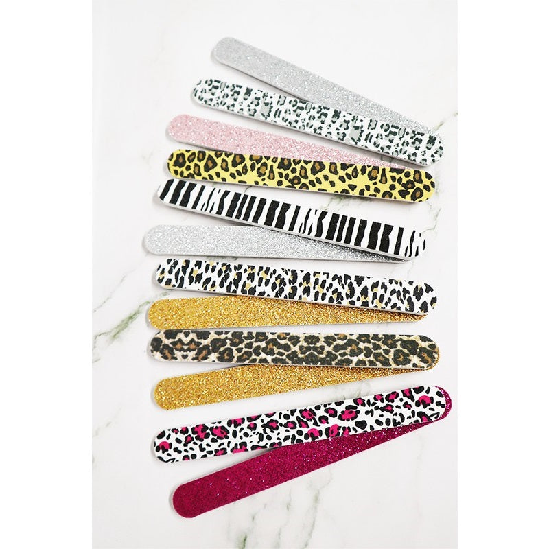 Colored Nail File 2 Piece Multi Color Nail File – Millie Grace