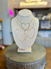 Load image into Gallery viewer, Locally Made Open Hearts (Gold Filled)
