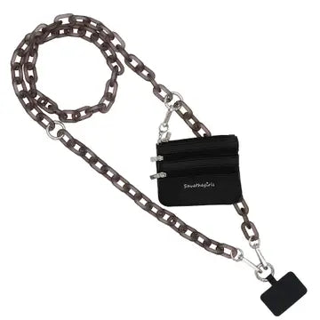 Clip and Go Crossbody Phone Lanyard with Wallet