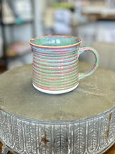 Load image into Gallery viewer, Pottery by Lori Ribbed Green Mug
