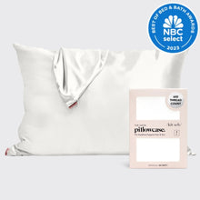 Load image into Gallery viewer, Kitsch Satin Pillowcase in Ivory
