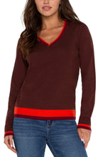 Load image into Gallery viewer, Liverpool Los Angeles Long Sleeve Colorblock Swester
