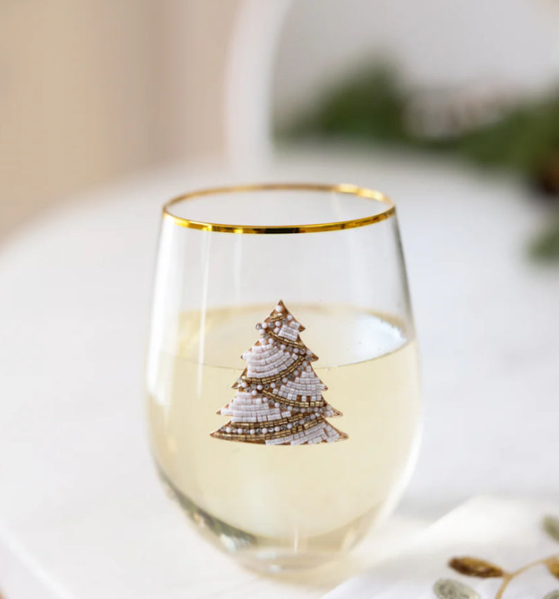 Embellished Holiday Glassware