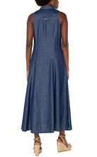 Load image into Gallery viewer, Liverpool Los Angeles Sleeveless Button Down Maxi Dress
