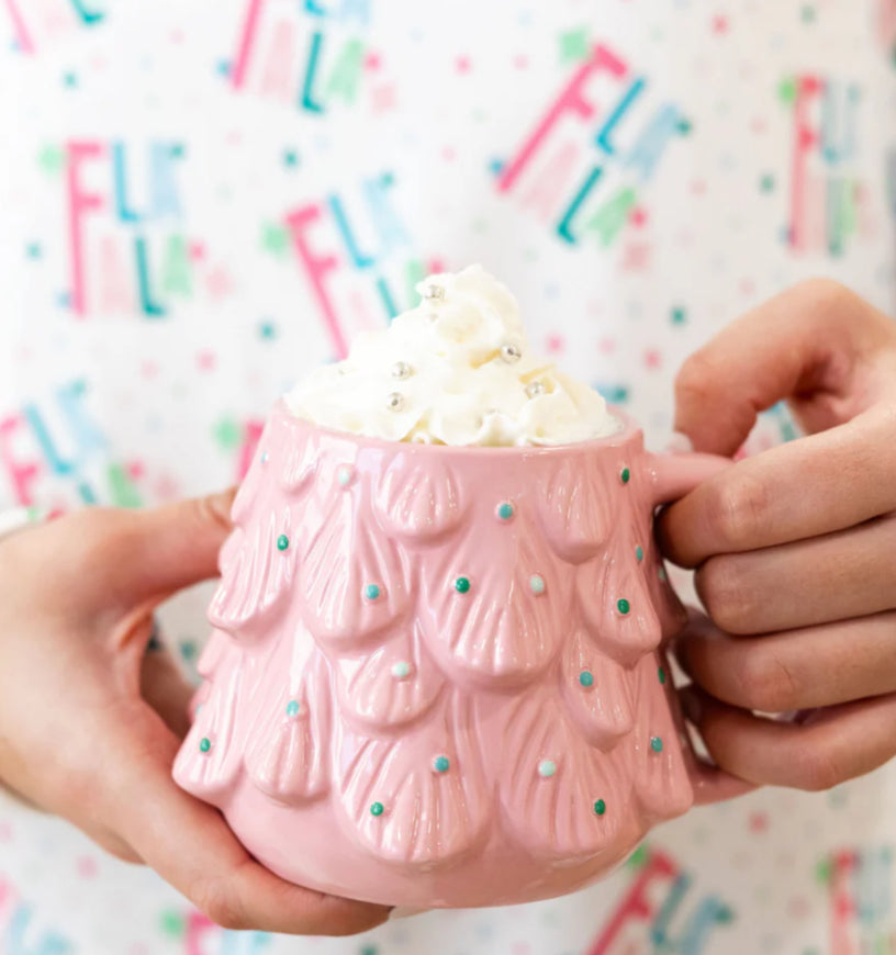 Ceramic Pink Tree Mug