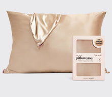 Load image into Gallery viewer, Kitsch Satin Pillowcase in Champagne
