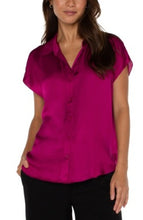 Load image into Gallery viewer, Liverpool Los Angeles Dolman Sleeve Blouse in Fuchsia Kiss
