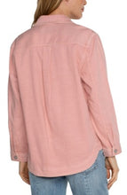 Load image into Gallery viewer, Liverpool Los Angeles Shirt Jacket in Rose Blush
