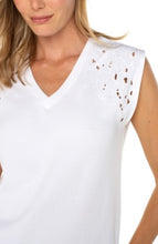 Load image into Gallery viewer, Liverpool Los Angeles Cap Sleeve Dolman V Neck Knit
