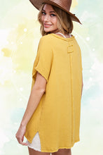 Load image into Gallery viewer, La Miel Loose Fit Gauze Short Sleeve Top
