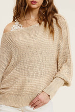 Load image into Gallery viewer, La Miel Lightweight Dolman Sleeve Summer Sweater
