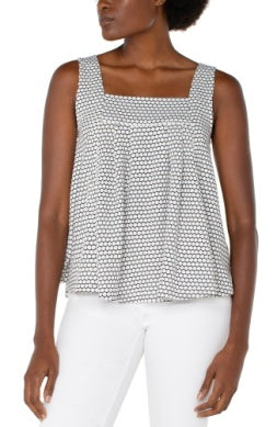 Liverpool Los Angeles Sleeveless Square Neck Top