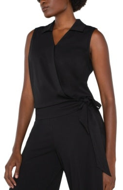 Liverpool Los Angeles Surplice Top with Self Tie