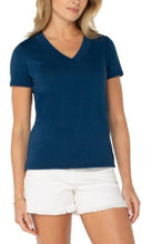 Load image into Gallery viewer, Liverpool Los Angeles Short Sleeve Knit Tee
